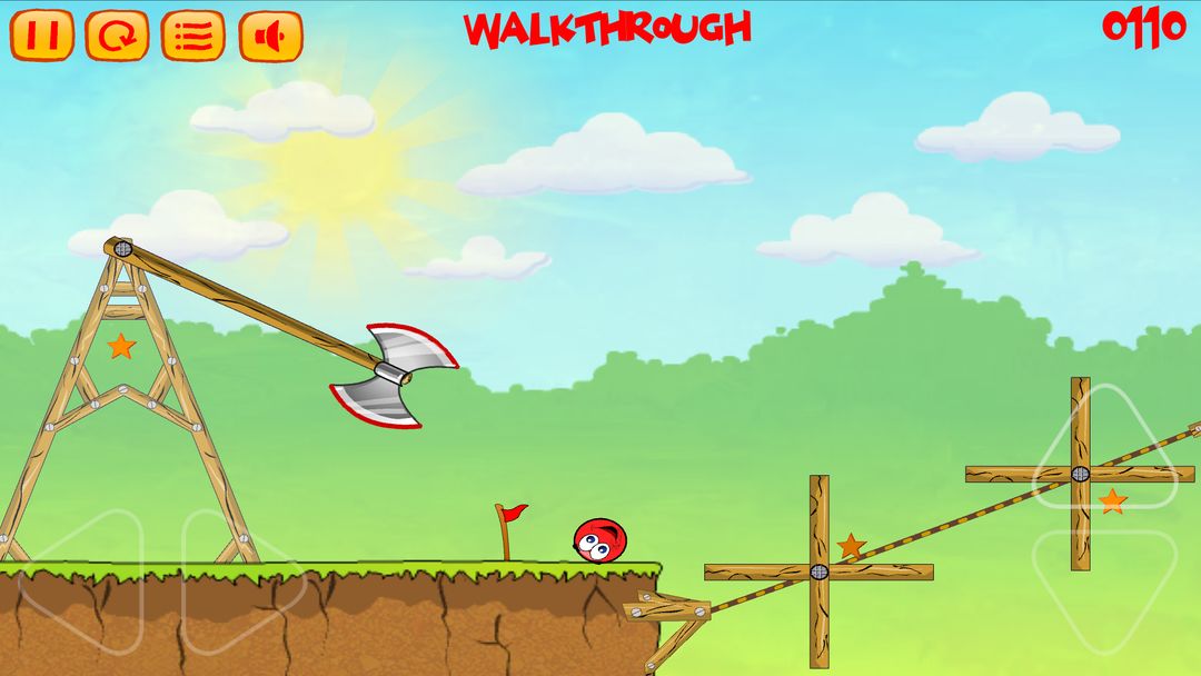 Roller Ball 3: Red Bounce Ball Love Adventure screenshot game