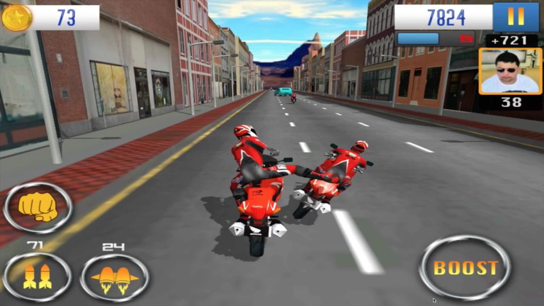 Screenshot of Endless Rash Drive 2: Race