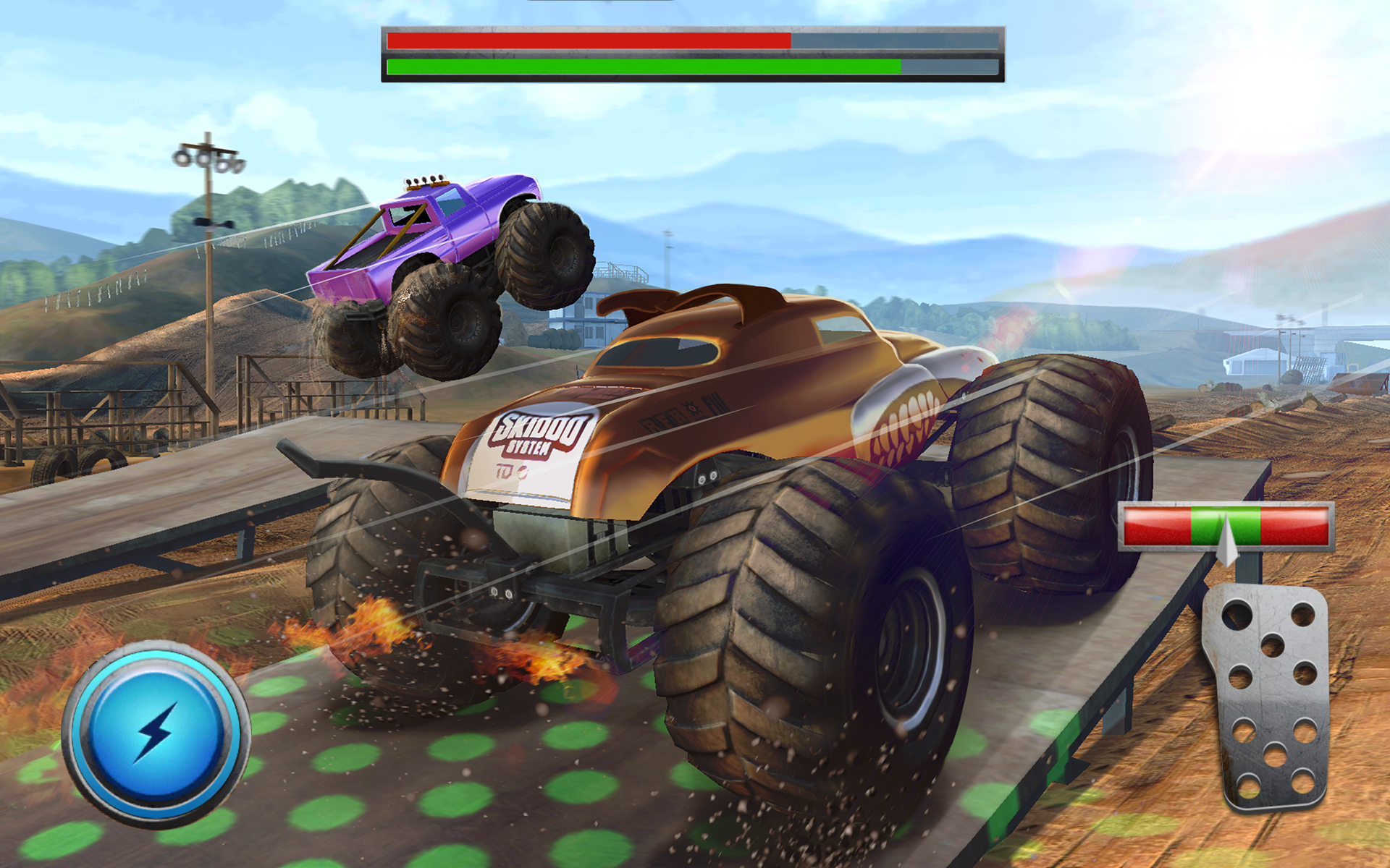 Racing Xtreme 2: Monster Truck Game Screenshot