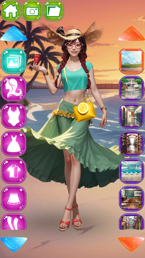 College dress up Game Screenshot