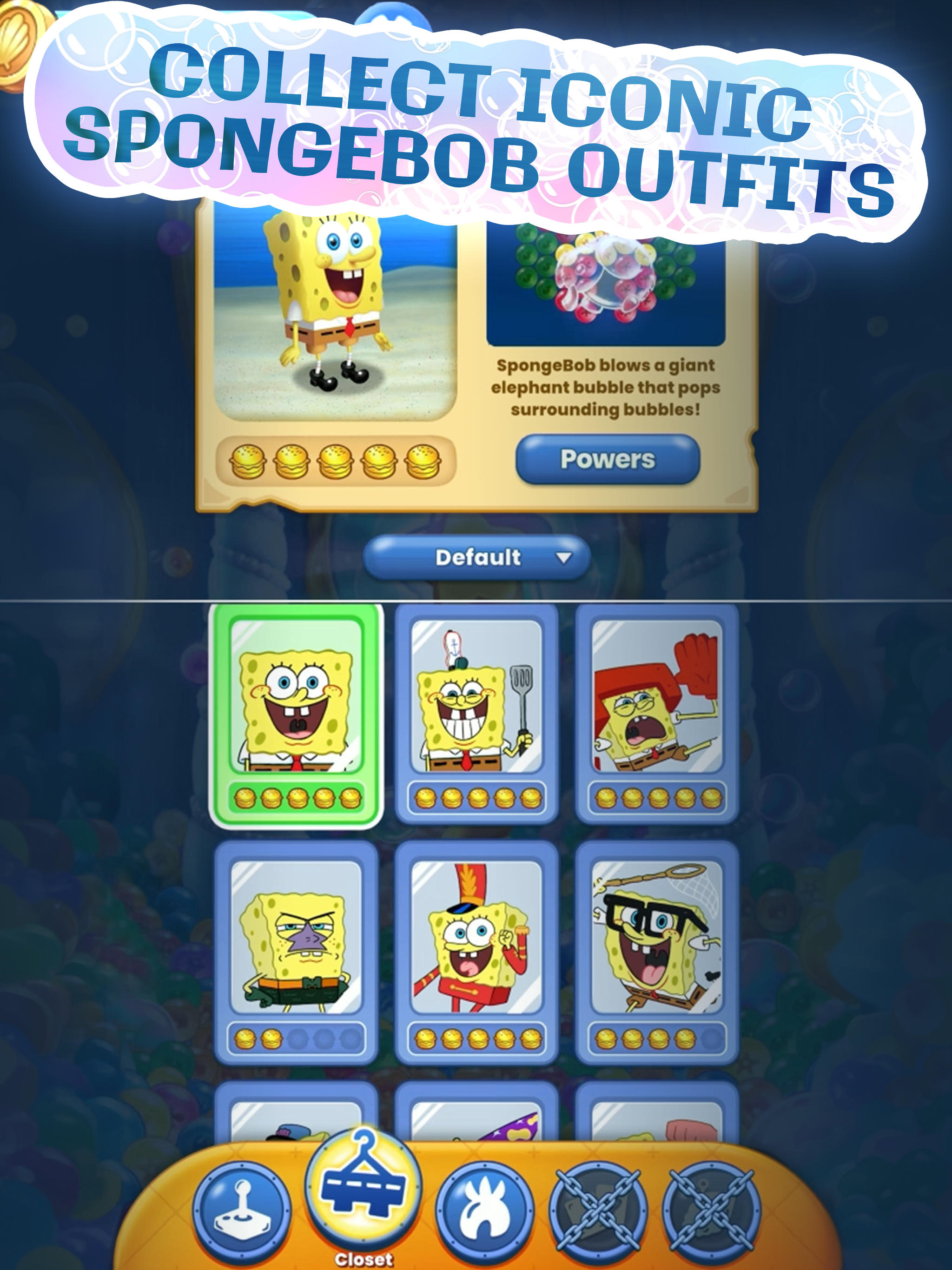 SpongeBob: Bubble Pop NETFLIX Game Screenshot