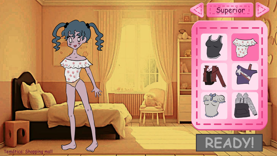 Screenshot of Lacey's Wardrobe