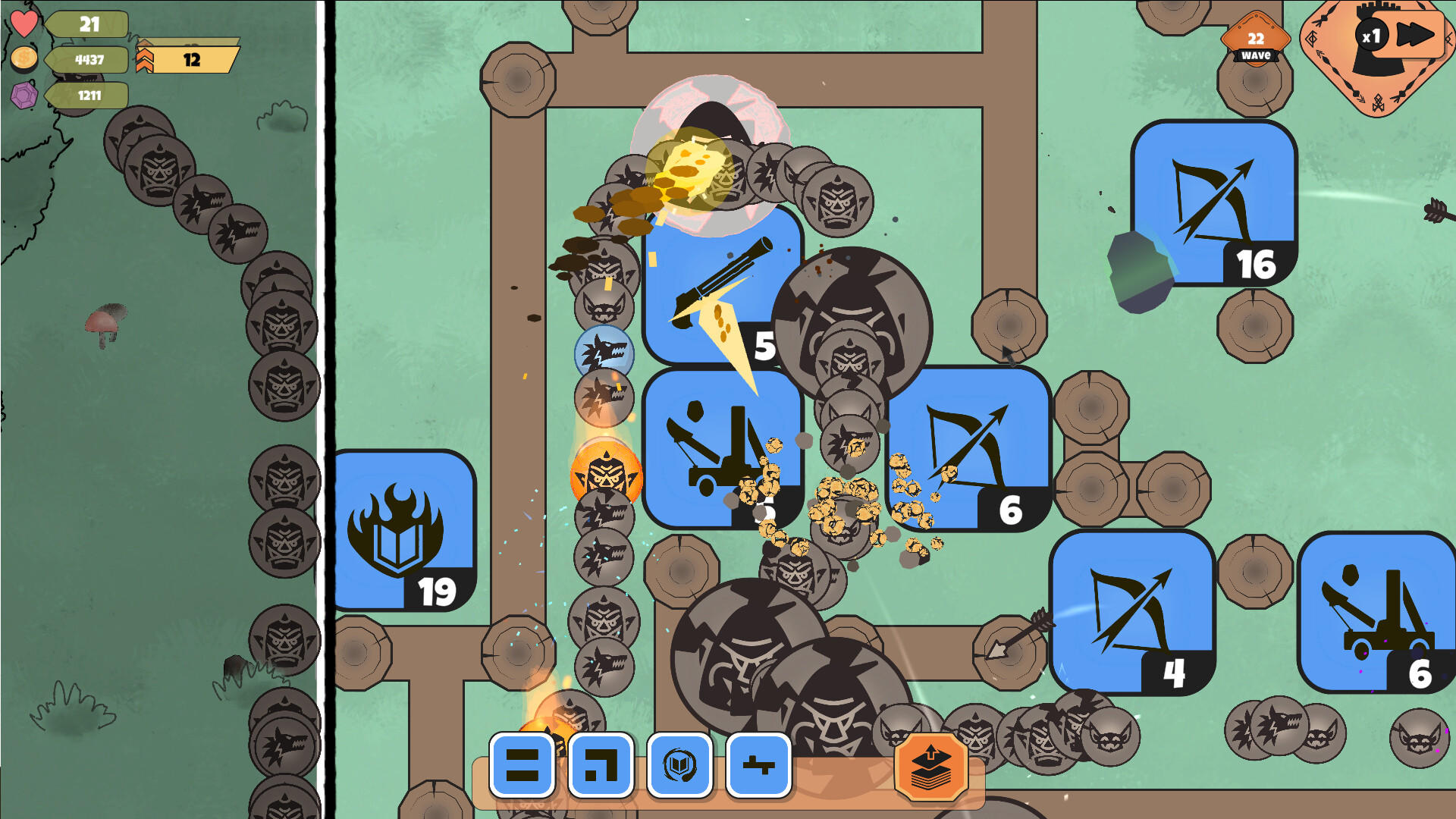 Iconia Defenders screenshot game