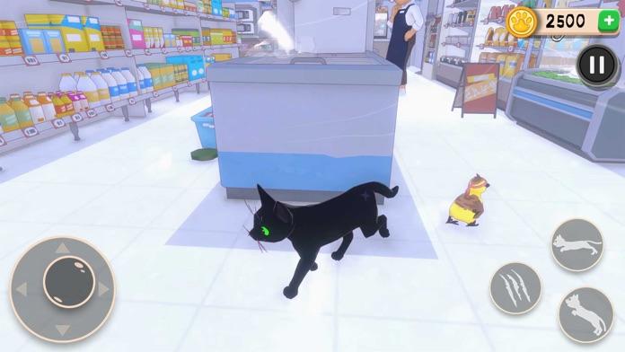 Little Kitty Explore Big City Game Screenshot