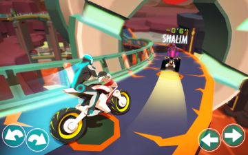 Скриншот игры Gravity Rider: Space Bike Race