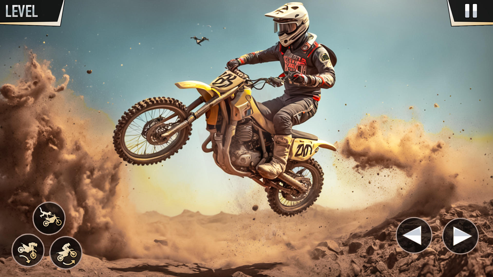 Dirt Bike Motor Cross Racing Game Screenshot