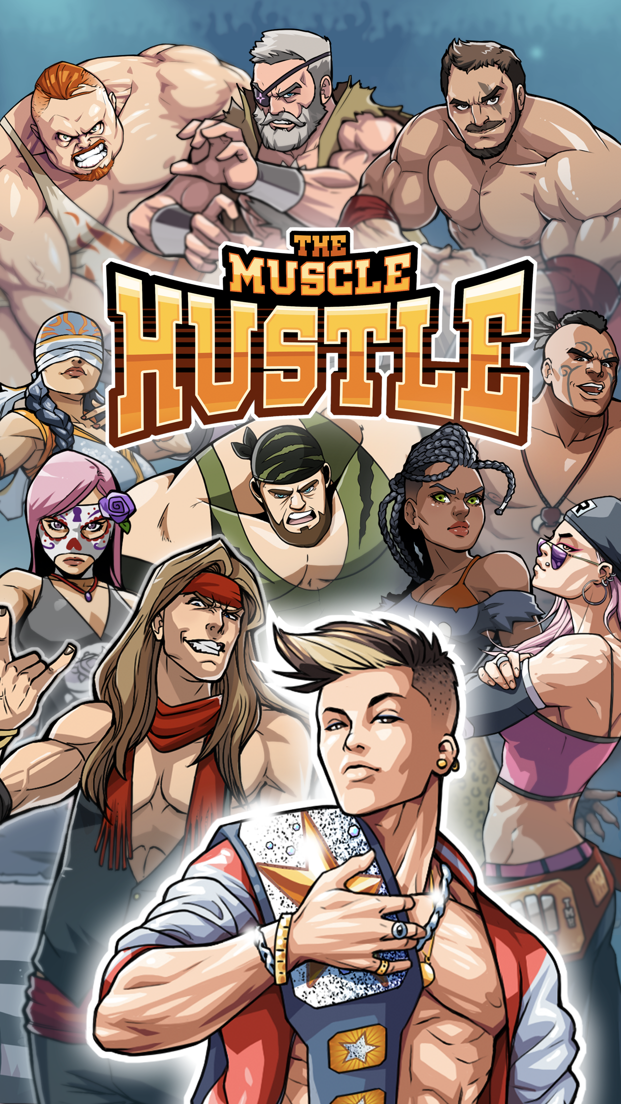 《The Muscle Hustle》：彈弓摔跤遊戲截圖