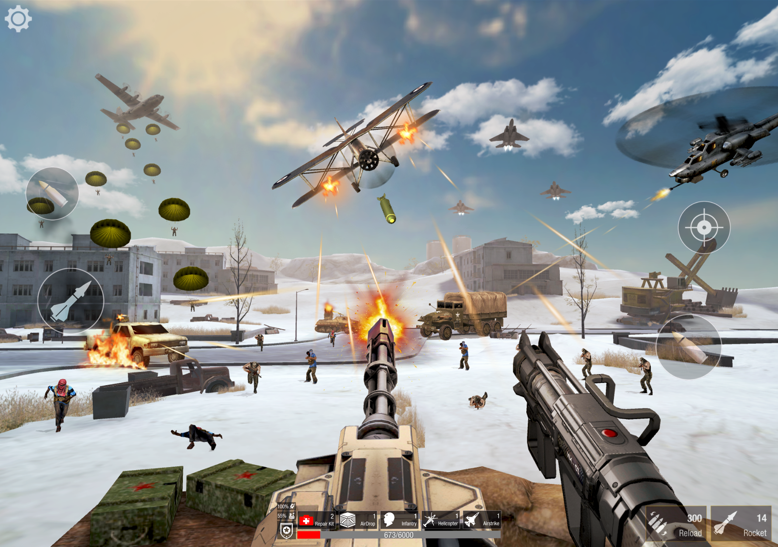 World War: Fight For Freedom ภาพหน้าจอเกม