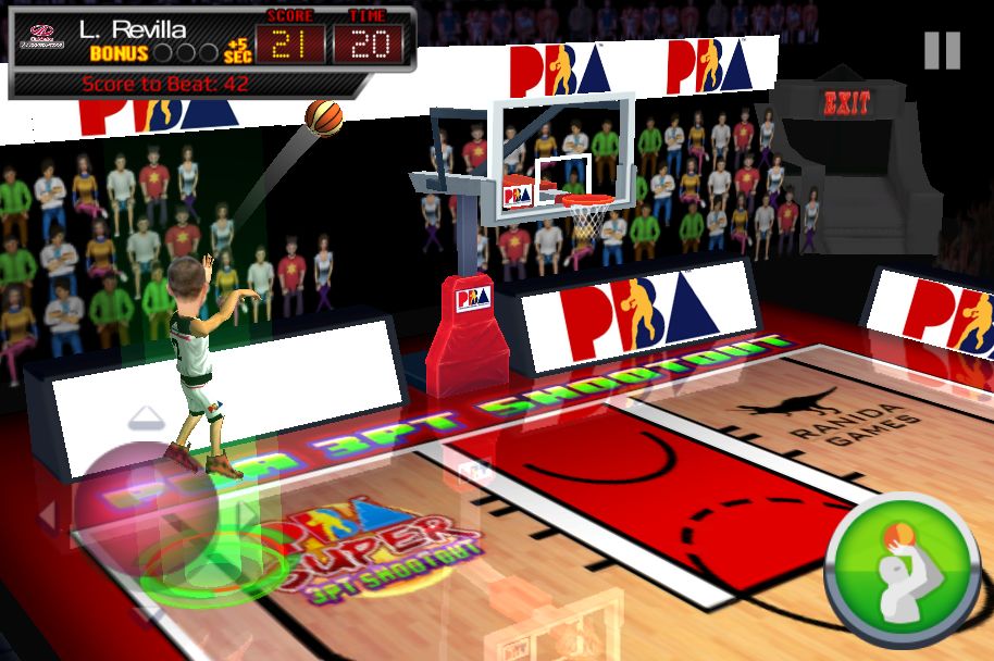 Screenshot of Super 3-Point Shootout