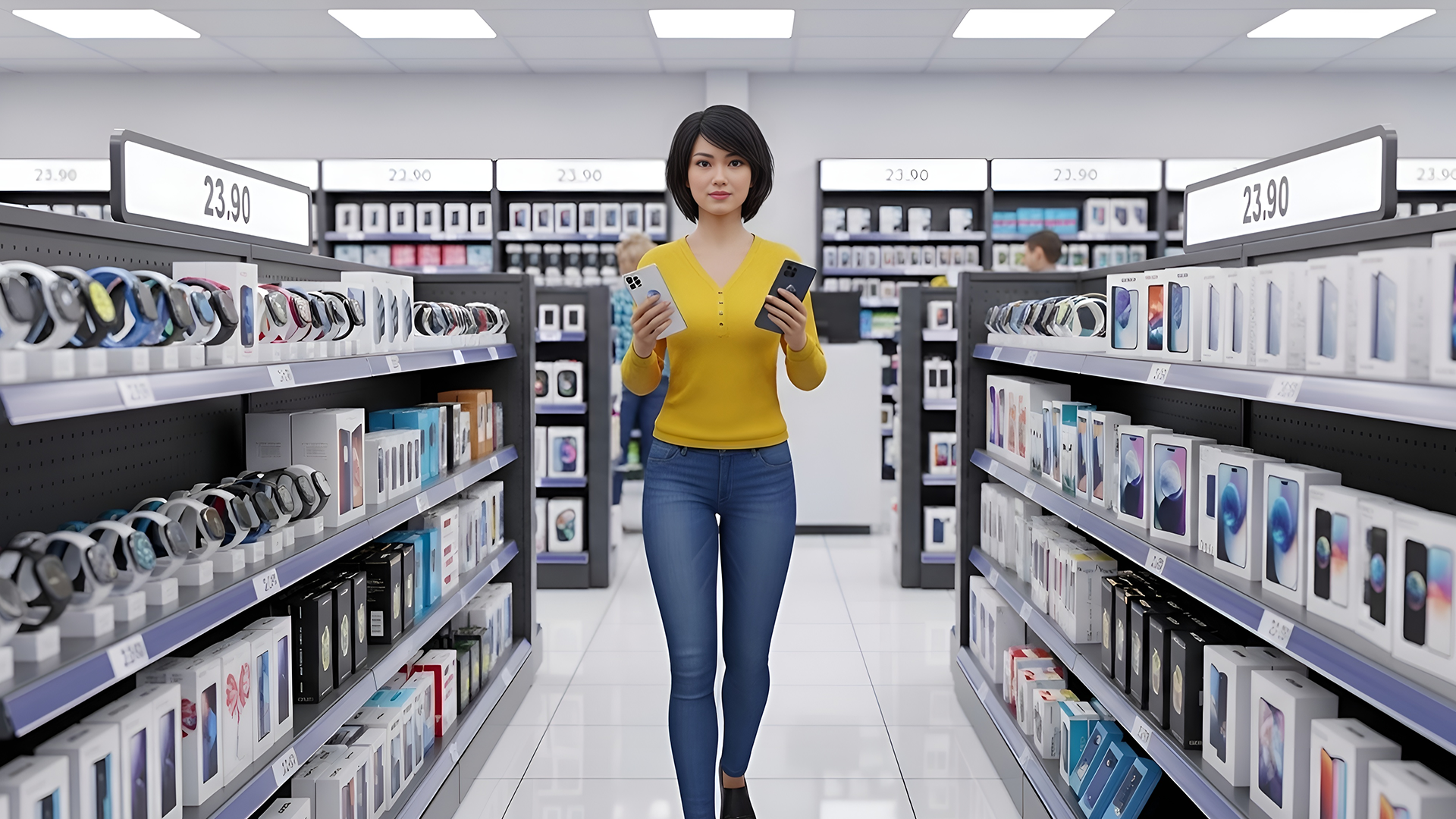 Supermarket: Mobile Shop Sim Game Screenshot