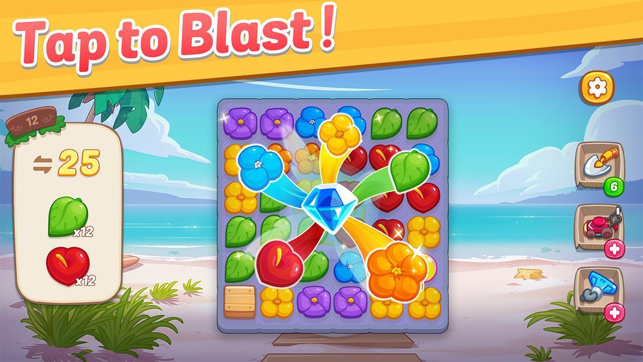 Ohana Island: Blast flowers and build 遊戲截圖