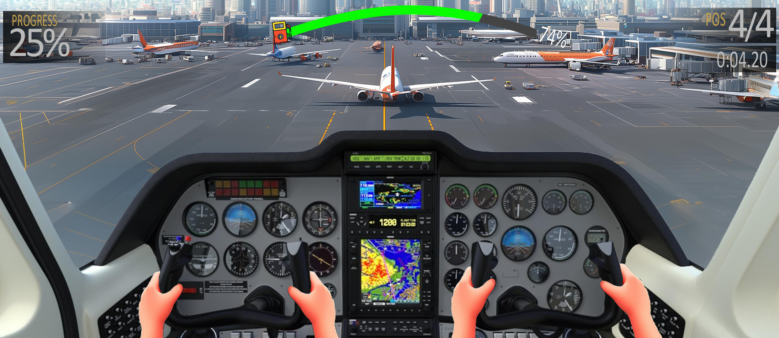 Cuplikan Layar Game Airplane Car Transporter Game