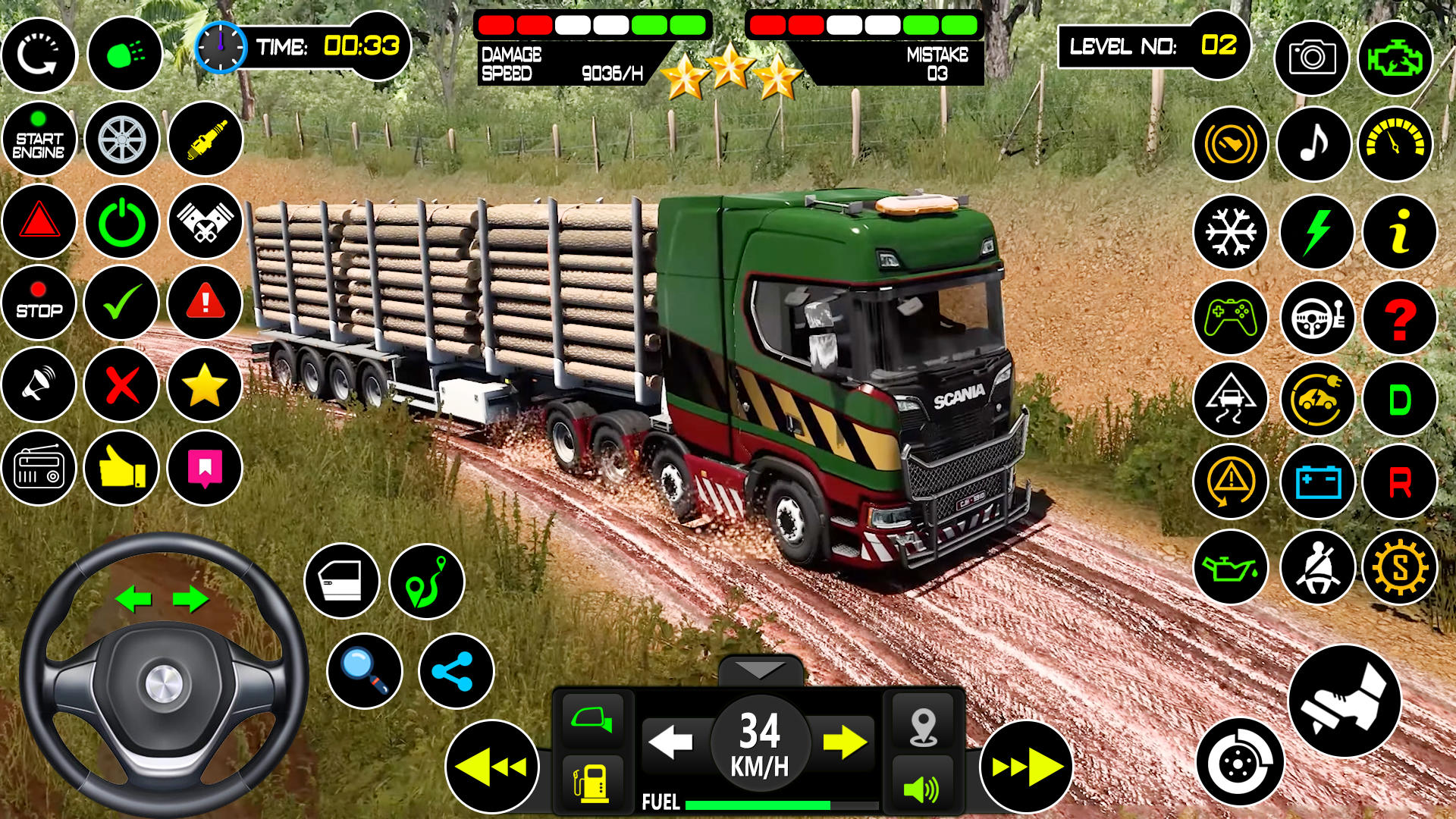 Captura de Tela do Jogo US Mud Truck Simulator Driving