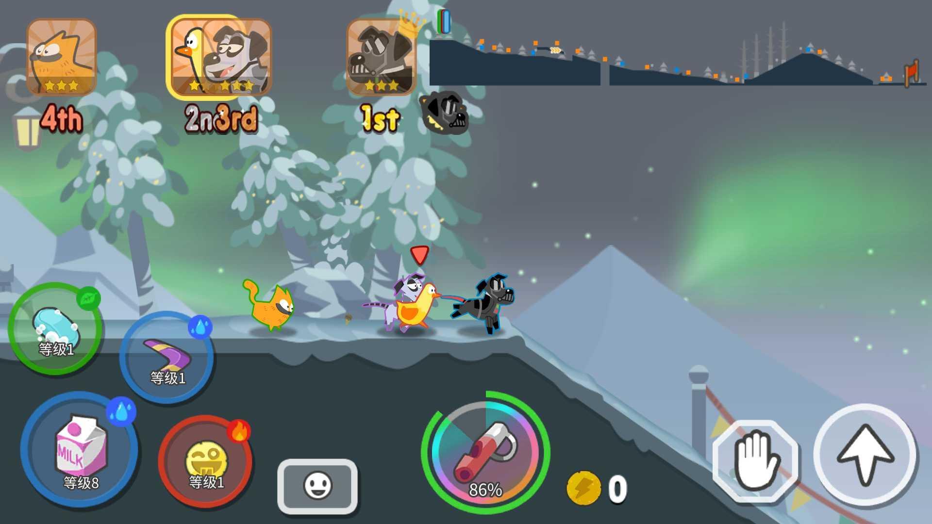 Cuplikan Layar Game Pets Race - Fun Multiplayer PvP Online Racing Game