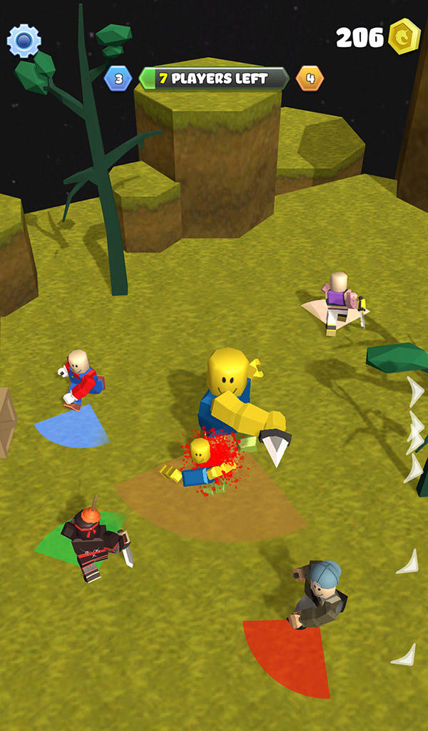 Screenshot of Roblock Smashers - Survival io game