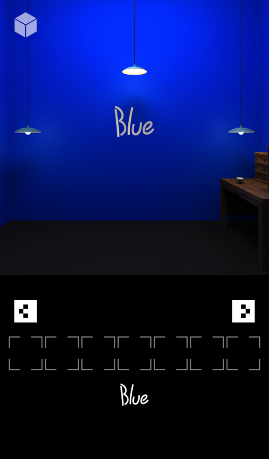 Escape Game "Blue" Game Screenshot