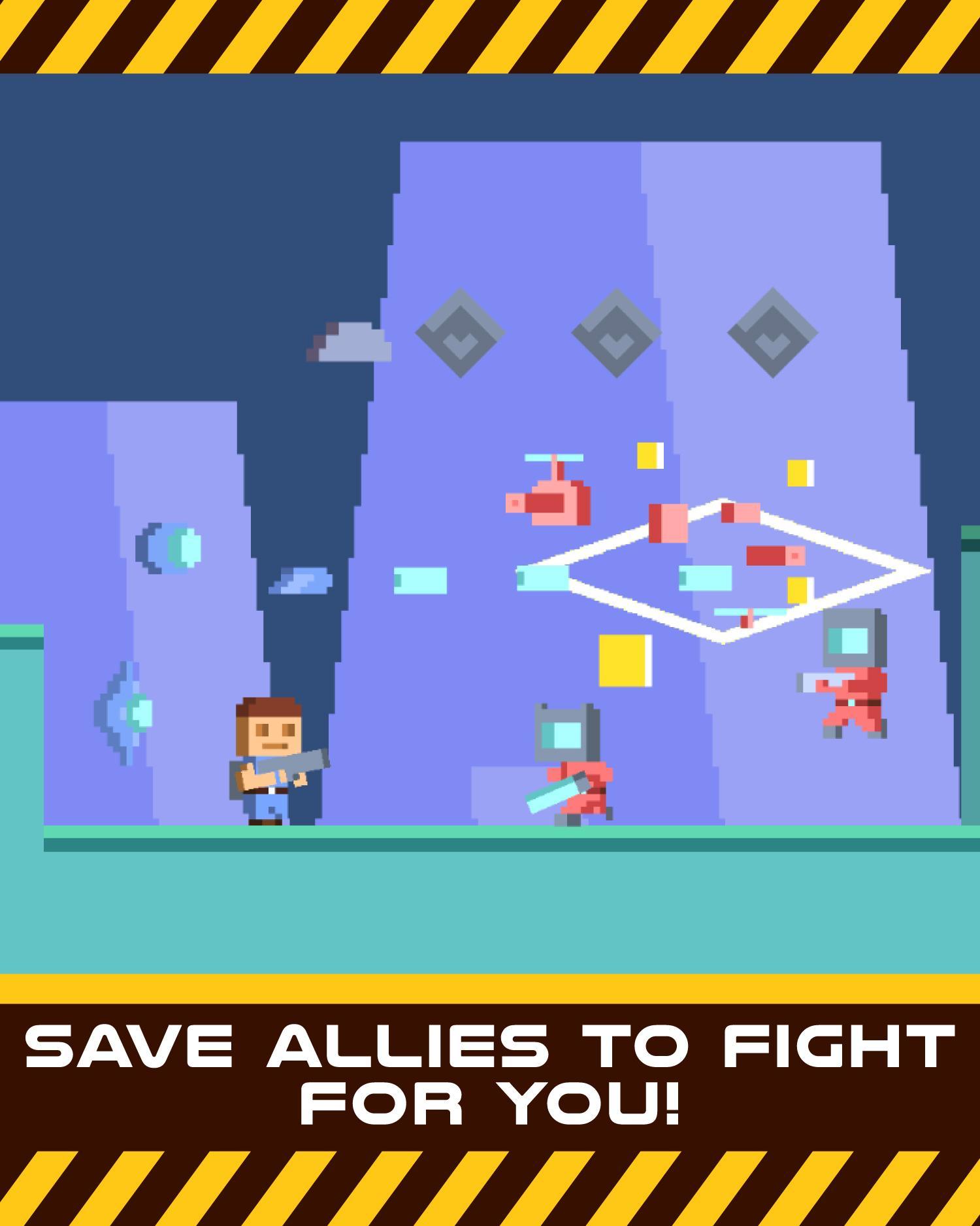 Plasma Dash - Run And Gun Endless Arcade game Game Screenshot