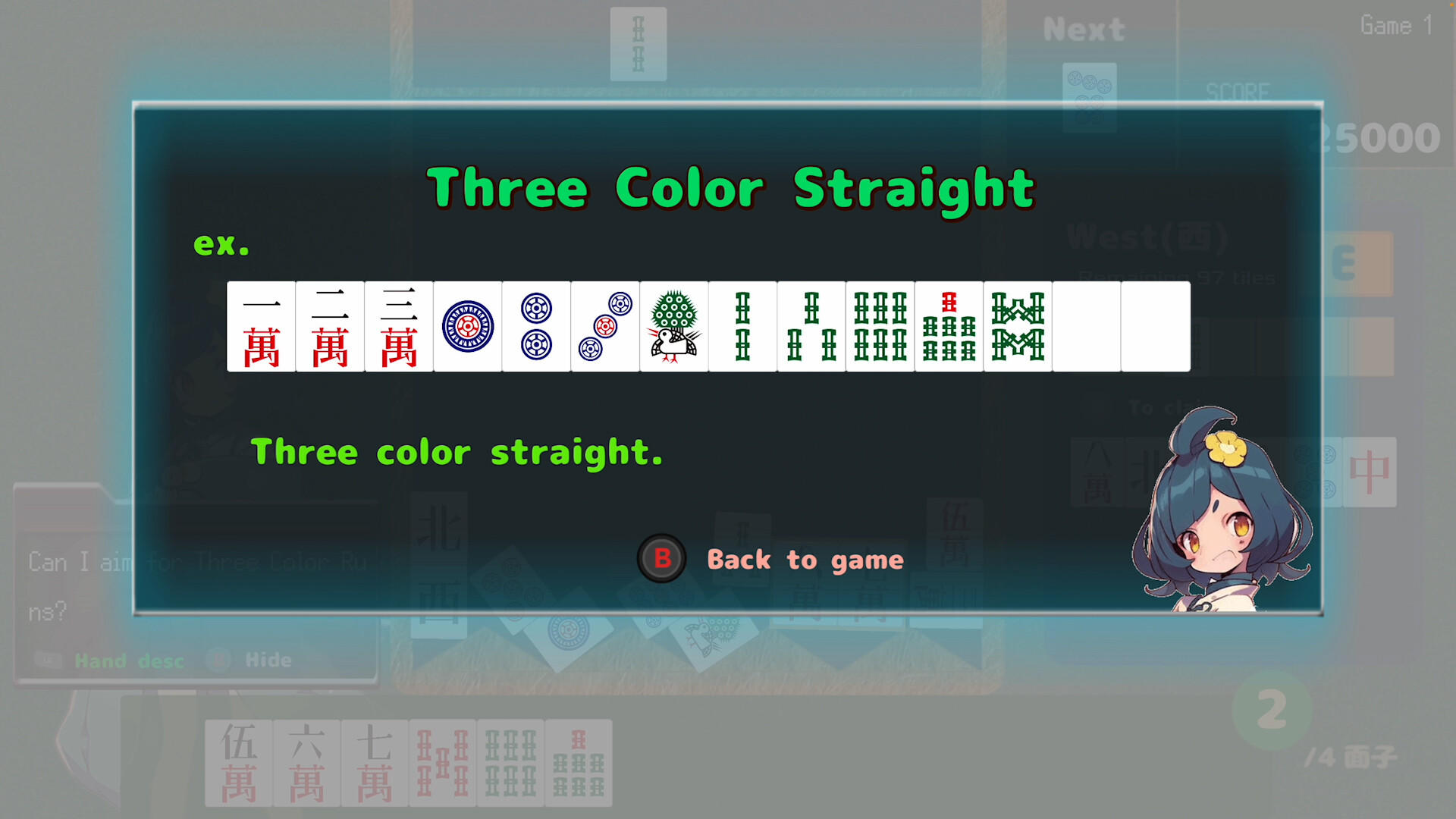 Screenshot of Drop Mahjong tiles