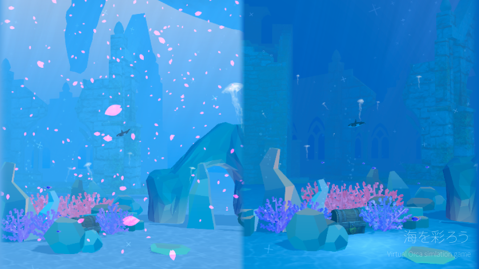 Virtual Orca Simulation game 3 ภาพหน้าจอเกม