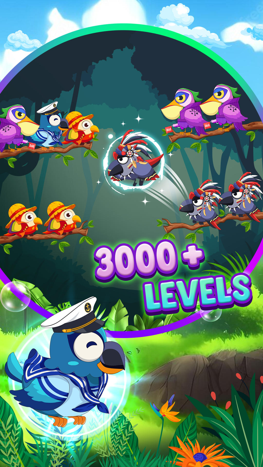 Screenshot 2 of Bird Sort Color Puzzle Game 