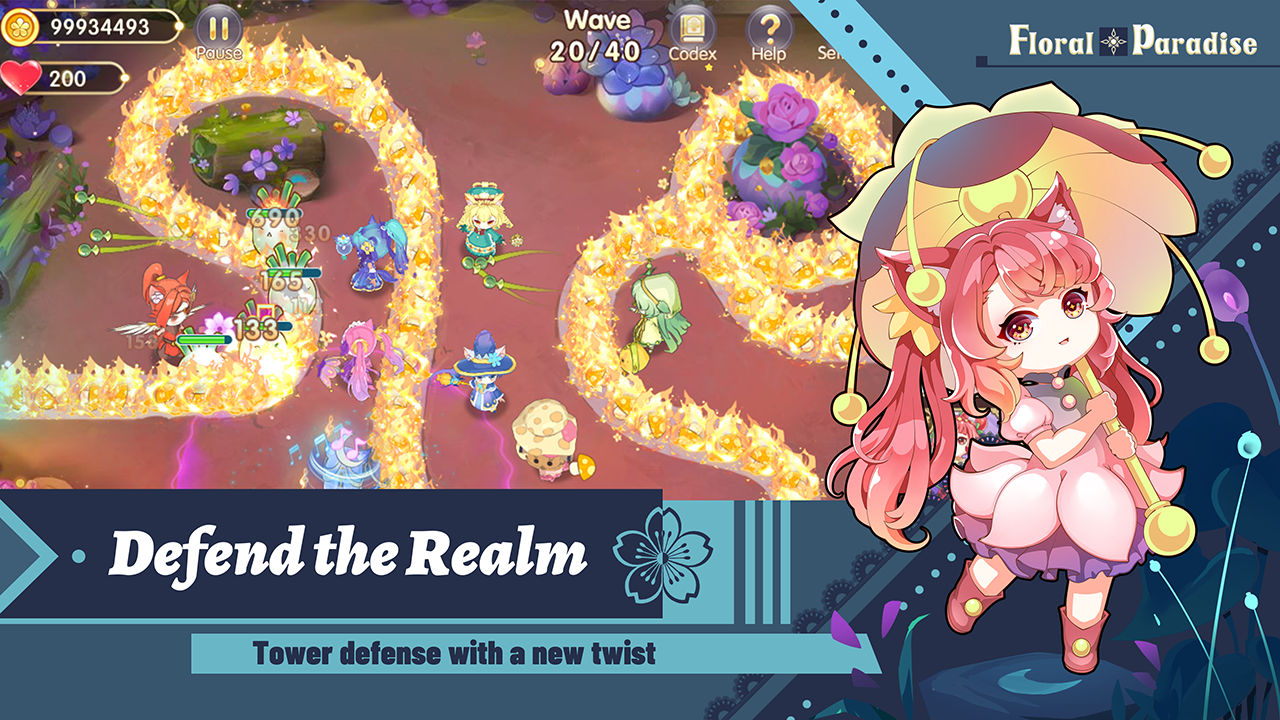 Floral Paradise Game Screenshot