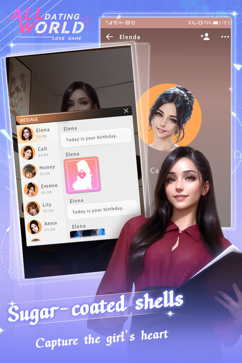 Screenshot 1 of Girls Friend: Date Sim 1.0.133