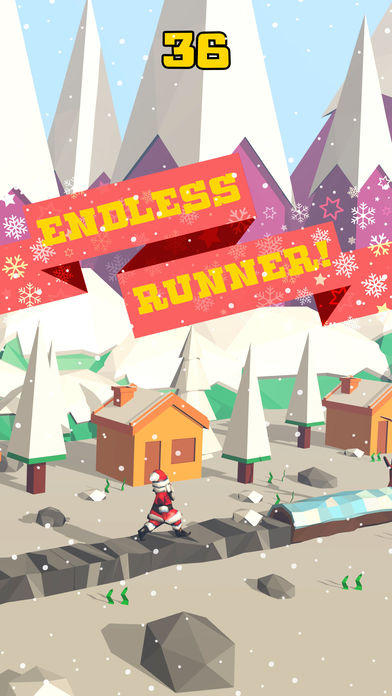 Swipe Santa Game Screenshot