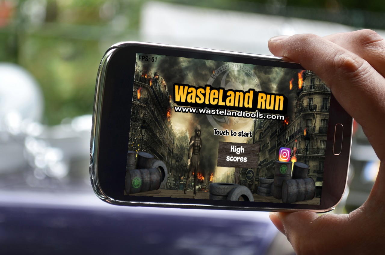 Screenshot of WasteLand Run