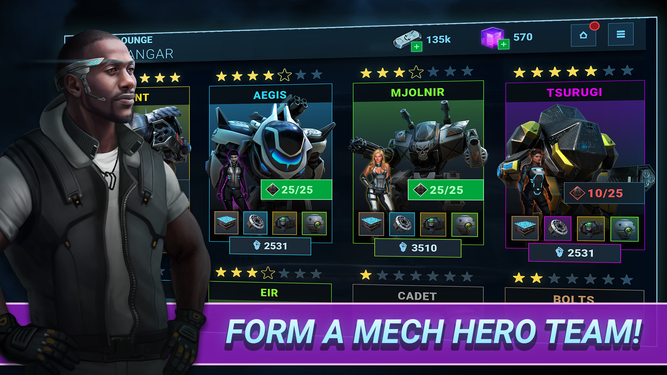 Скриншот игры Fusion Guards: AI Mech War