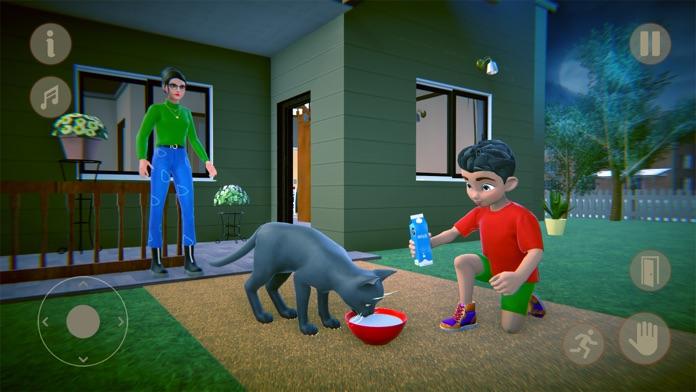 Cuplikan Layar Game Virtual Scary Cat Simulator 3D