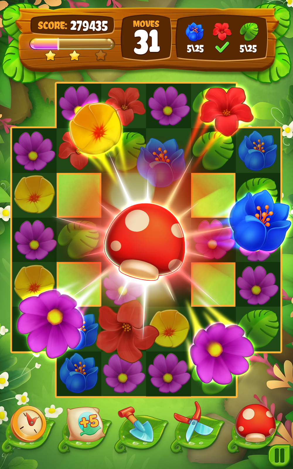 Captura de Tela do Jogo Bloom Mania