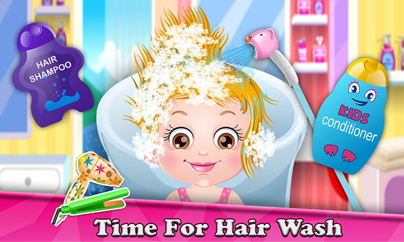 Baby Hazel Hair Day ゲームのスクリーンショット