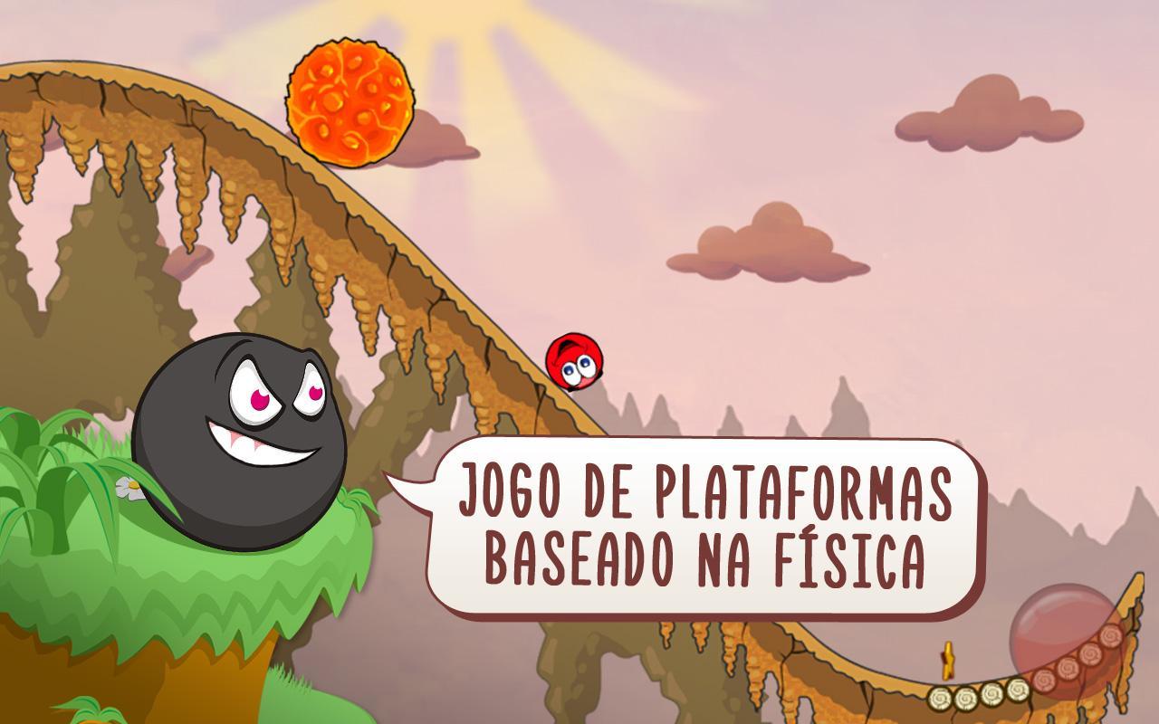 Captura de Tela do Jogo Red Ball 3: Jump for Love