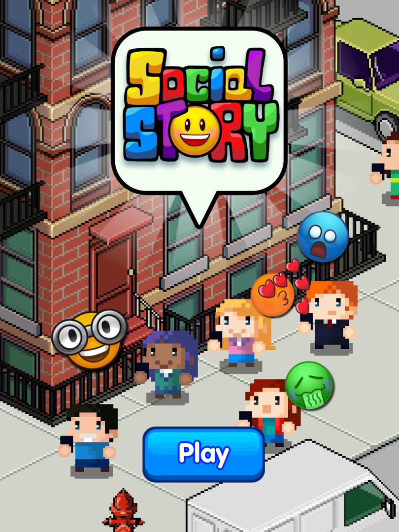 Social Story - Emoji Pop! 게임 스크린 샷