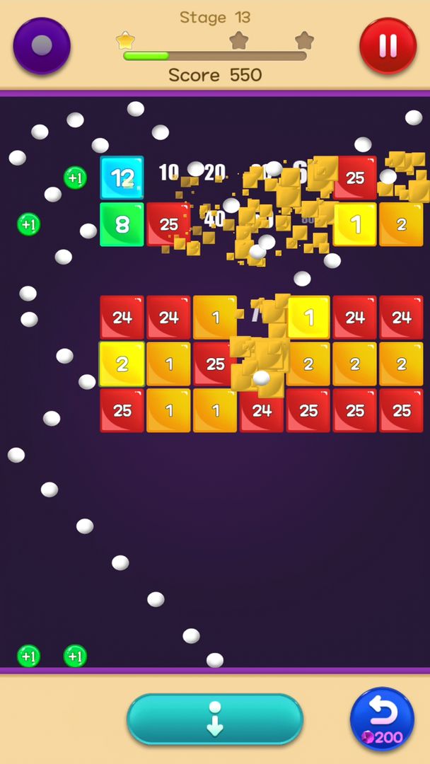 Jewel Bricks Breaker screenshot game