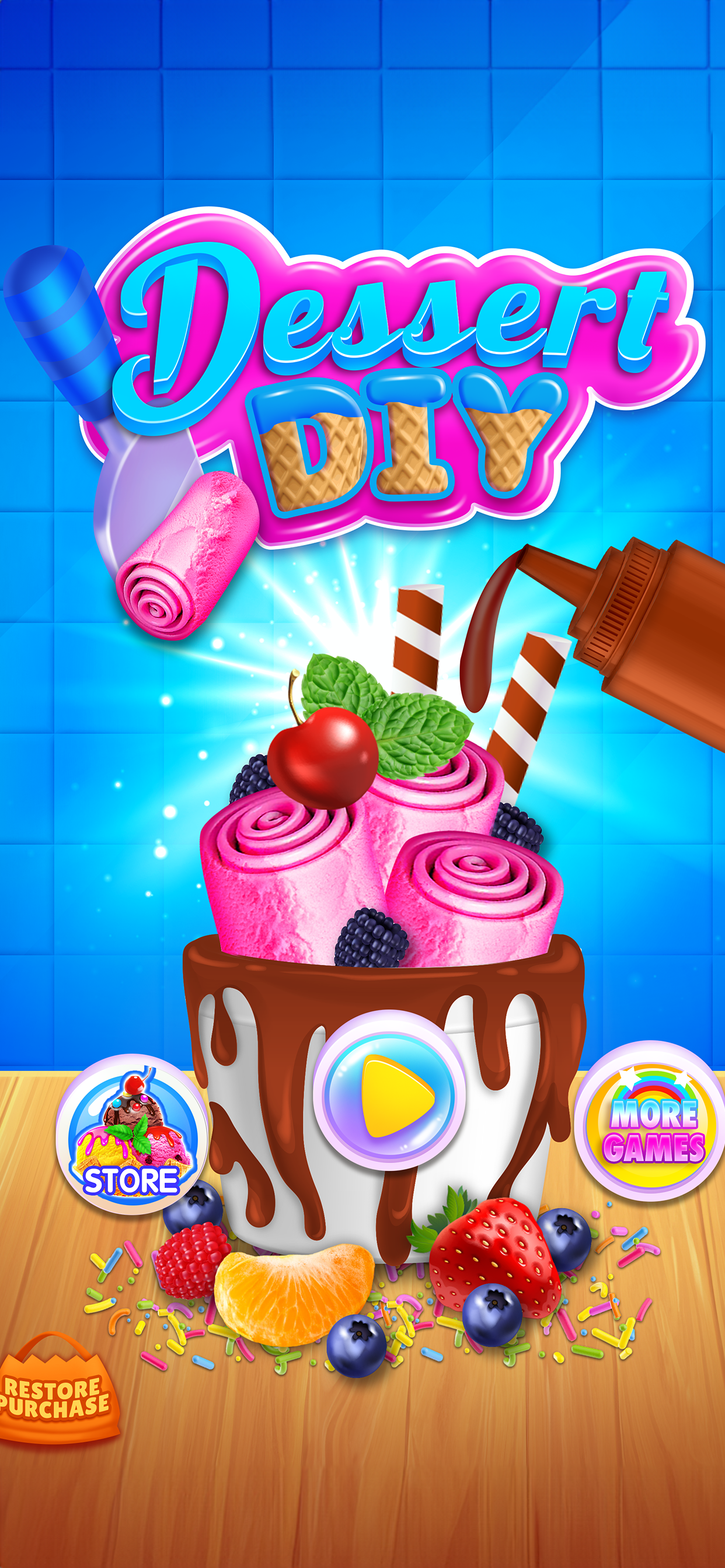 Dessert Maker DIY - Ice Cream ภาพหน้าจอเกม