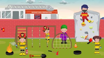 Pretend Play Fire Station Game Screenshot