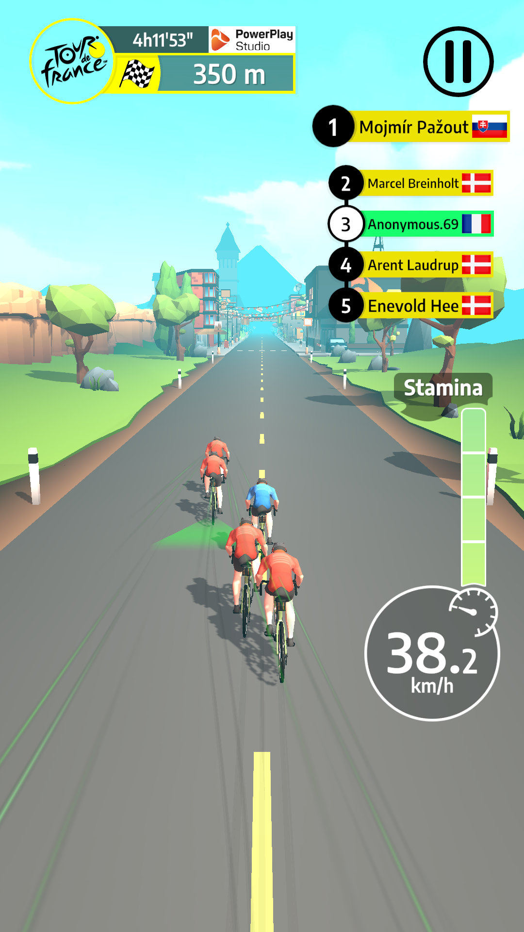 Tour de France Cycling Legends Game Screenshot