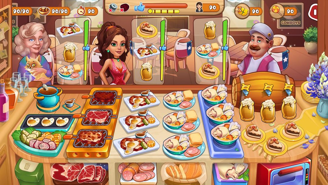 Screenshot of Cooking Tour: Craze Fast Restaurant Cooking Games