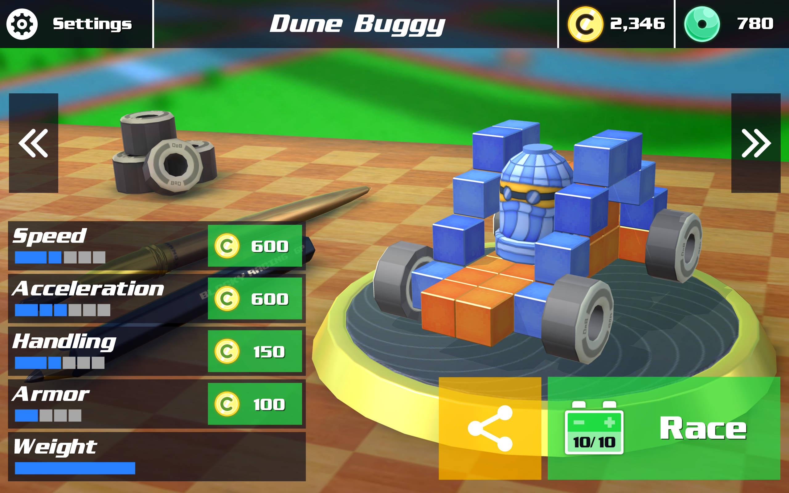 Blocks Racing 게임 스크린샷