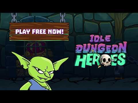 Screenshot of the video of Idle Dungeon Heroes