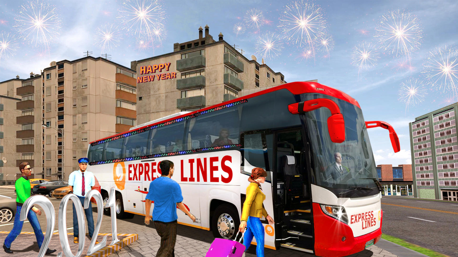 Banner of 城市教練巴士模擬器：2021年巴士遊戲 
