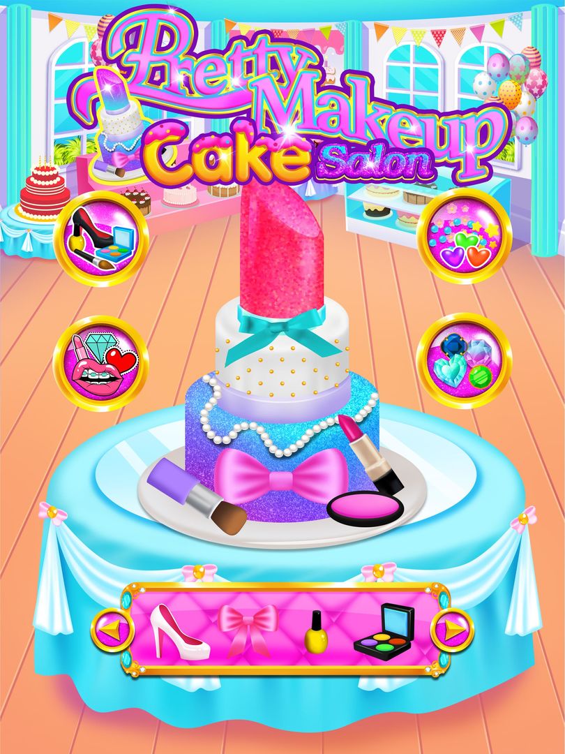 Pretty Makeup Cake Salon - Cooking Dessert Games 게임 스크린 샷