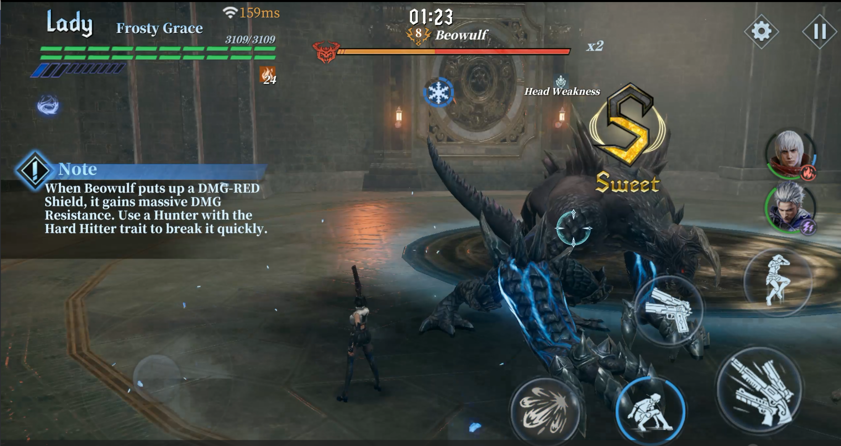Devil May Cry: Peak of Combat Game Screenshot