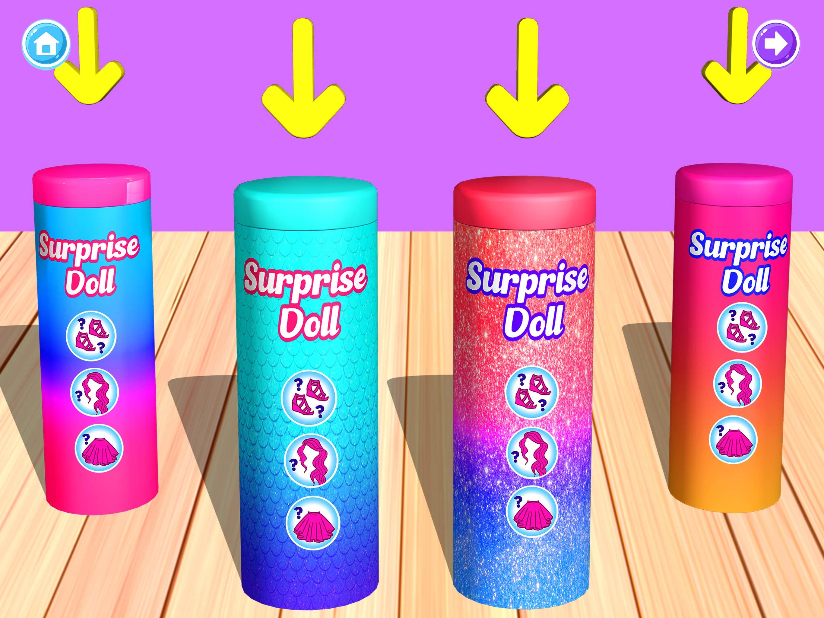 Cuplikan Layar Game Color Reveal Doll Girl Games