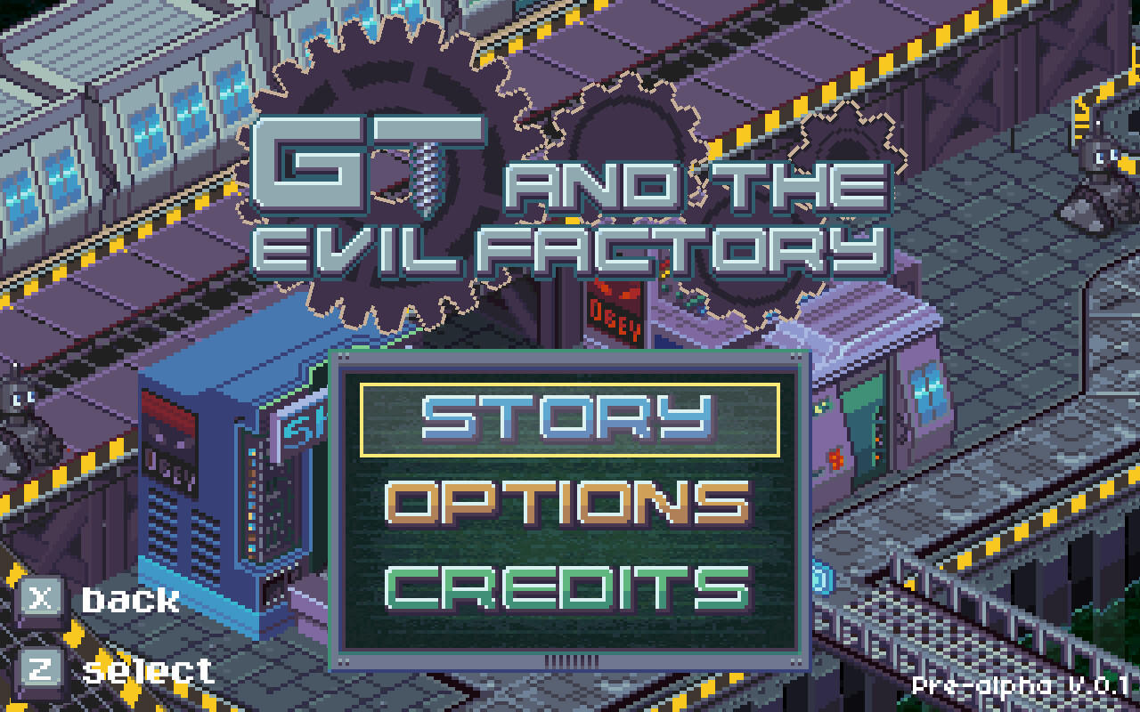 Screenshot of GT and the Evil Factory