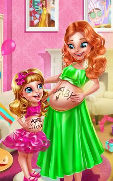Pregnant Celebrity Star Salon Game Screenshot