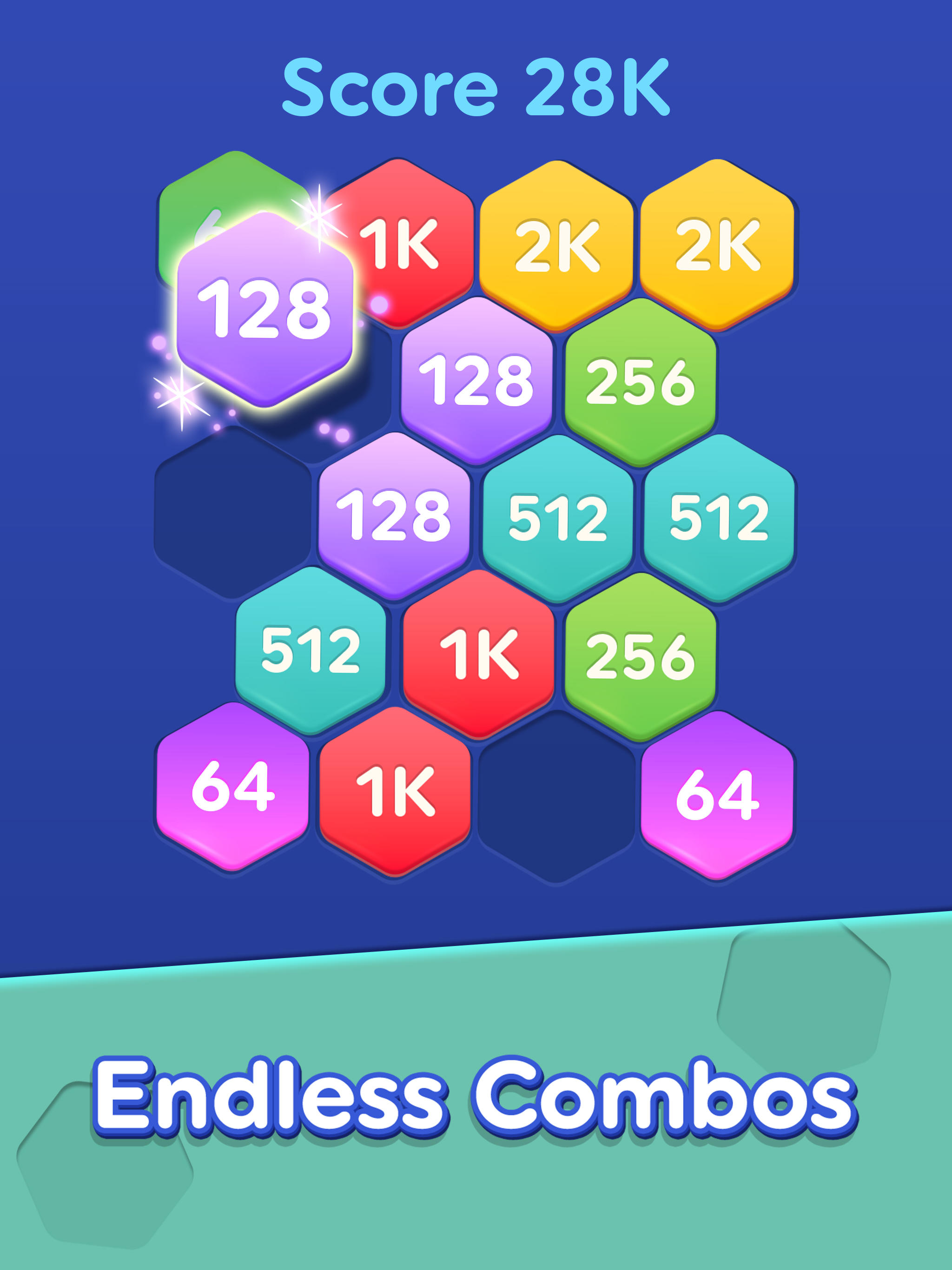 Скриншот игры Merge Number 2048