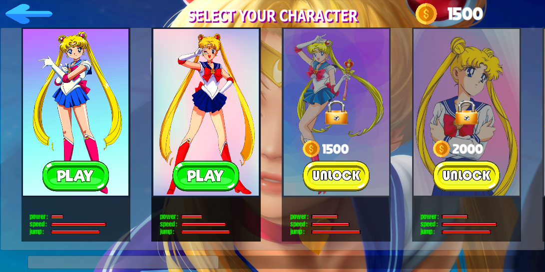 Sailor Moon Fighting Gameのキャプチャ
