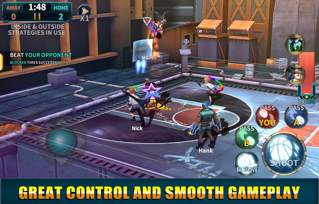 Basketball Gangs 2 Game Screenshot